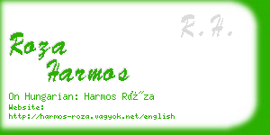 roza harmos business card